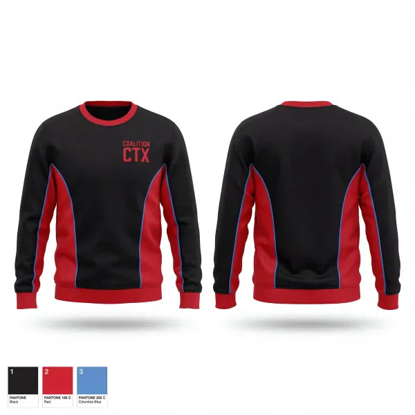 Crew Neck Sweatshirt, Coalition CTX, Softball, Teamtime, Team time, sublimation, custom sports apparel, team uniforms, spirit wear, spiritwear, sports uniforms, custom shirts, team store, custom team store, fundraiser sports, apparel fundraiser