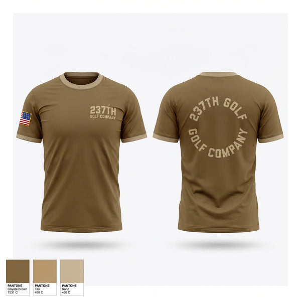 Old School Cotton Feel Shirt, 237th golf company, National Guard, Teamtime, Team time, sublimation, custom sports apparel, team uniforms, spirit wear, spiritwear, sports uniforms, custom shirts, team store, custom team store, fundraiser sports, apparel fundraiser