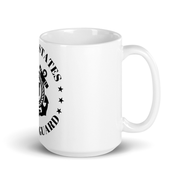 Coast Guard Station Port Aransas 18143377 White Glossy Mug - Large