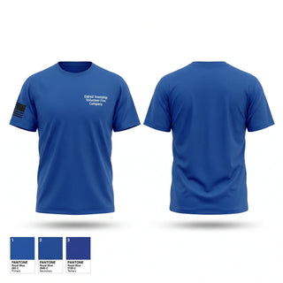 Old School Cotton Feel Shirt, Eldred Township Volunteer Fire Company, Fire Department, Teamtime, Team time, sublimation, custom sports apparel, team uniforms, spirit wear, spiritwear, sports uniforms, custom shirts, team store, custom team store, fundraiser sports, apparel fundraiser