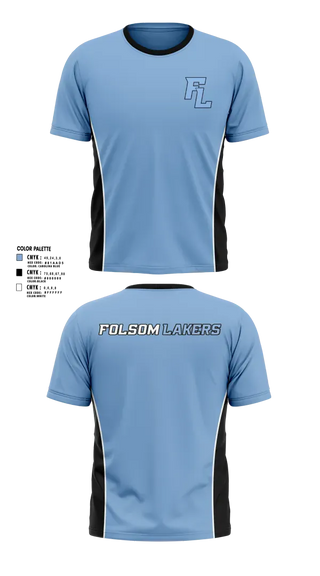Old School Cotton Feel Shirt, Folsom Lakers, Baseball, Teamtime, Team time, sublimation, custom sports apparel, team uniforms, spirit wear, spiritwear, sports uniforms, custom shirts, team store, custom team store, fundraiser sports, apparel fundraiser