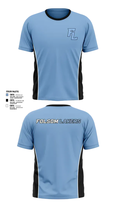 Folsom Lakers 58191301 Old School Cotton Feel Shirt - 2