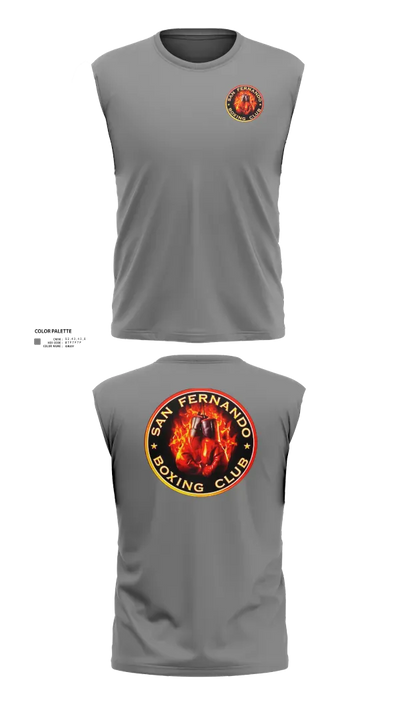 San Fernando Boxing Club 92427997 Sleeveless Performance Shirt - 102