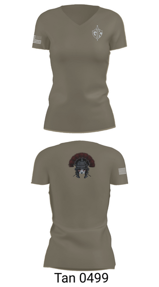 Womens Short Sleeve Vneck Shirt, HQ PLT, A CO, USDB BN (CORR), , Teamtime, Team time, sublimation, custom sports apparel, team uniforms, spirit wear, spiritwear, sports uniforms, custom shirts, team store, custom team store, fundraiser sports, apparel fundraiser