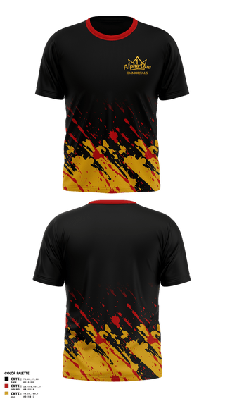 Short Sleeve Performance Shirt, Alpha One Immortals, Softball, Teamtime, Team time, sublimation, custom sports apparel, team uniforms, spirit wear, spiritwear, sports uniforms, custom shirts, team store, custom team store, fundraiser sports, apparel fundraiser