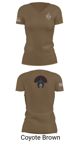 Womens Short Sleeve Vneck Shirt, HQ PLT, A CO, USDB BN (CORR), , Teamtime, Team time, sublimation, custom sports apparel, team uniforms, spirit wear, spiritwear, sports uniforms, custom shirts, team store, custom team store, fundraiser sports, apparel fundraiser