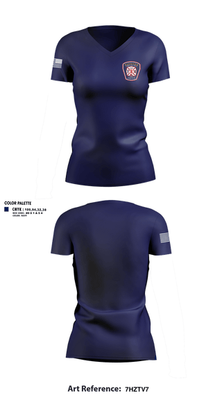 Womens Short Sleeve Vneck Shirt, Marietta pioneer fire company, EMS/EMT, Teamtime, Team time, sublimation, custom sports apparel, team uniforms, spirit wear, spiritwear, sports uniforms, custom shirts, team store, custom team store, fundraiser sports, apparel fundraiser