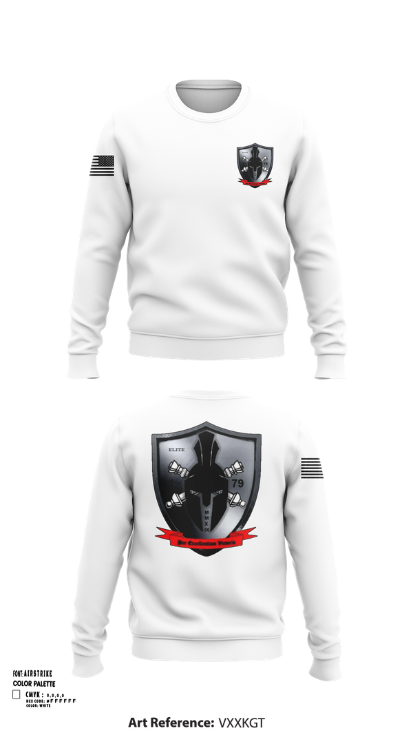 Crew Neck Sweatshirt, E/1-79 FA, , Teamtime, Team time, sublimation, custom sports apparel, team uniforms, spirit wear, spiritwear, sports uniforms, custom shirts, team store, custom team store, fundraiser sports, apparel fundraiser