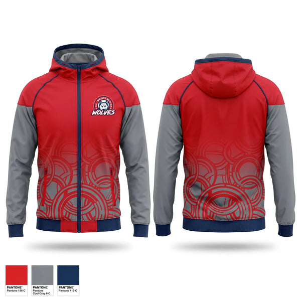 Windbreaker, E.L. Wright Middle School Football, , Teamtime, Team time, sublimation, custom sports apparel, team uniforms, spirit wear, spiritwear, sports uniforms, custom shirts, team store, custom team store, fundraiser sports, apparel fundraiser
