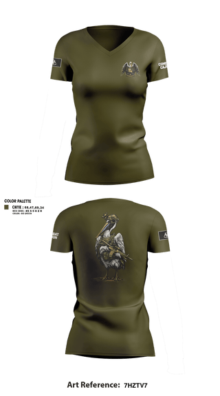Womens Short Sleeve Vneck Shirt, Louisiana State Guard, Army, Teamtime, Team time, sublimation, custom sports apparel, team uniforms, spirit wear, spiritwear, sports uniforms, custom shirts, team store, custom team store, fundraiser sports, apparel fundraiser