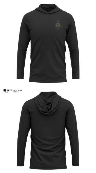 Long Sleeve Performance Shirt with hood, Roanoke SWAT, Police, Teamtime, Team time, sublimation, custom sports apparel, team uniforms, spirit wear, spiritwear, sports uniforms, custom shirts, team store, custom team store, fundraiser sports, apparel fundraiser