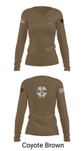 23 CABS 22910633 Women's Long Sleeve V-neck Shirt - 17