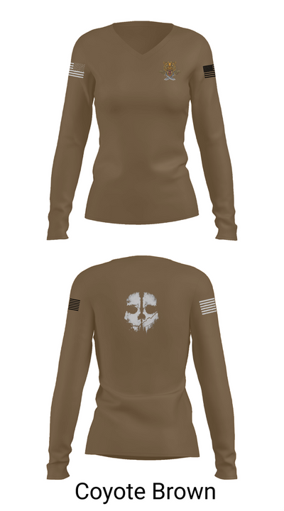 23 CABS 22910633 Women's Long Sleeve V-neck Shirt - 17