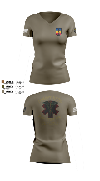 Womens Short Sleeve Vneck Shirt, 426 RTI, National Guard, Teamtime, Team time, sublimation, custom sports apparel, team uniforms, spirit wear, spiritwear, sports uniforms, custom shirts, team store, custom team store, fundraiser sports, apparel fundraiser