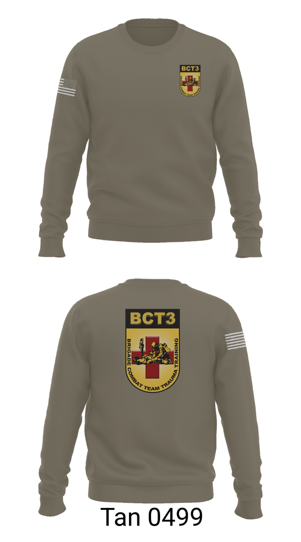 Crew Neck Sweatshirt, BCT3, Army, Teamtime, Team time, sublimation, custom sports apparel, team uniforms, spirit wear, spiritwear, sports uniforms, custom shirts, team store, custom team store, fundraiser sports, apparel fundraiser