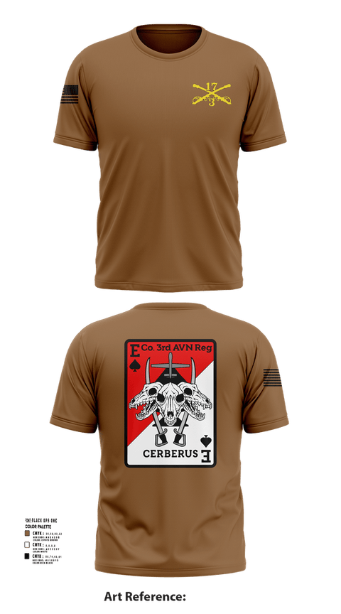 Short Sleeve Performance Shirt, E CO 3RD AVN REGT, , Teamtime, Team time, sublimation, custom sports apparel, team uniforms, spirit wear, spiritwear, sports uniforms, custom shirts, team store, custom team store, fundraiser sports, apparel fundraiser