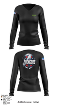 16th Ordnance battalion 27800574 Women's Long Sleeve V-neck Shirt - 3