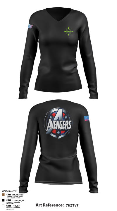 16th Ordnance battalion 27800574 Women's Long Sleeve V-neck Shirt - 3