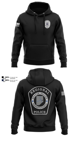 Hoodie, Beaver Valley Regional Police Department, Police, Teamtime, Team time, sublimation, custom sports apparel, team uniforms, spirit wear, spiritwear, sports uniforms, custom shirts, team store, custom team store, fundraiser sports, apparel fundraiser