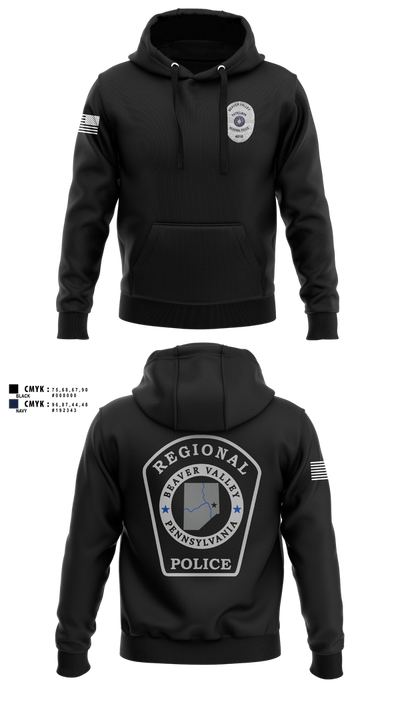 Beaver Valley Regional Police Department  Hoodie - 1