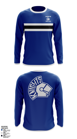 Long Sleeve Performance Shirt, Irvington knights Elite Track Club, Track & Field, Teamtime, Team time, sublimation, custom sports apparel, team uniforms, spirit wear, spiritwear, sports uniforms, custom shirts, team store, custom team store, fundraiser sports, apparel fundraiser