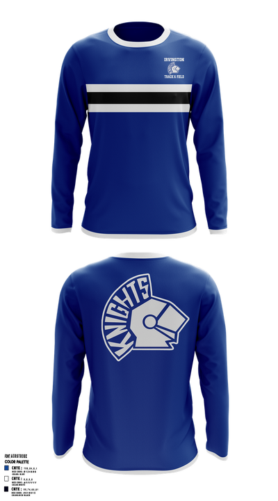 Irvington knights Elite Track Club 23457794 Long Sleeve Performance Shirt 1