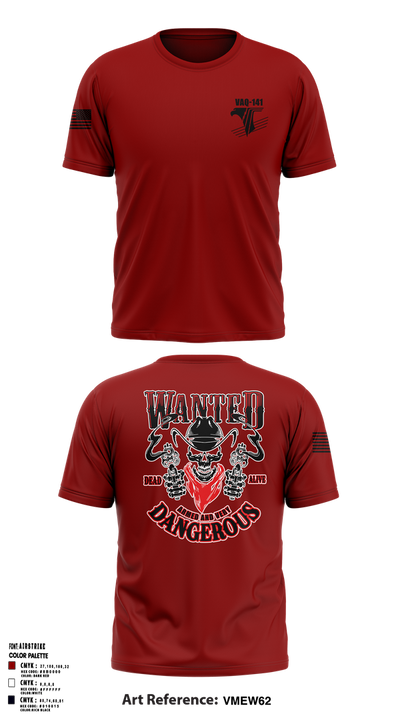 Vaq-141 77163504 Old School Cotton Feel Shirt - 2