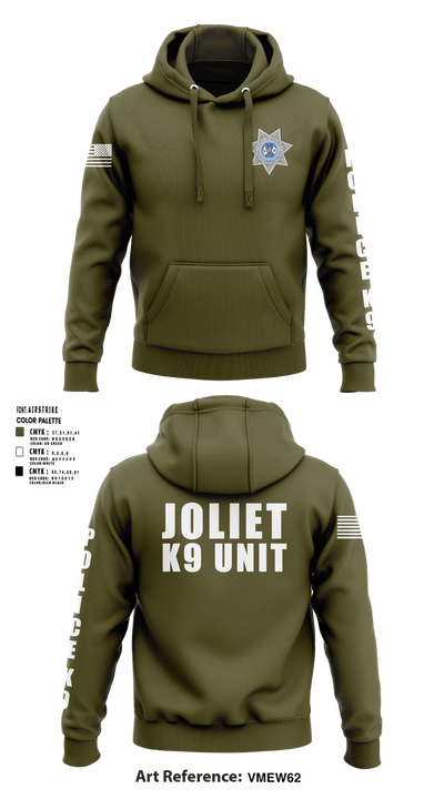 Joliet Police K-9 Unit 79217416 Hoodie - 10