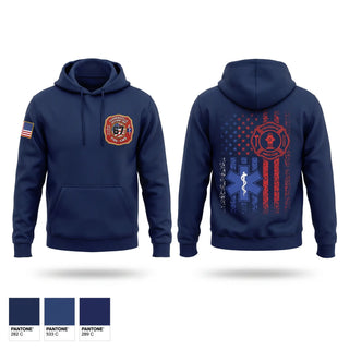 Hoodie, Farmersville fire/ EMS, Fire Department, Teamtime, Team time, sublimation, custom sports apparel, team uniforms, spirit wear, spiritwear, sports uniforms, custom shirts, team store, custom team store, fundraiser sports, apparel fundraiser