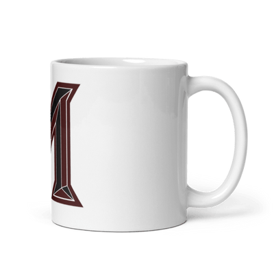 Magdalena High School Baseball 69500087 White Glossy Mug - Medium
