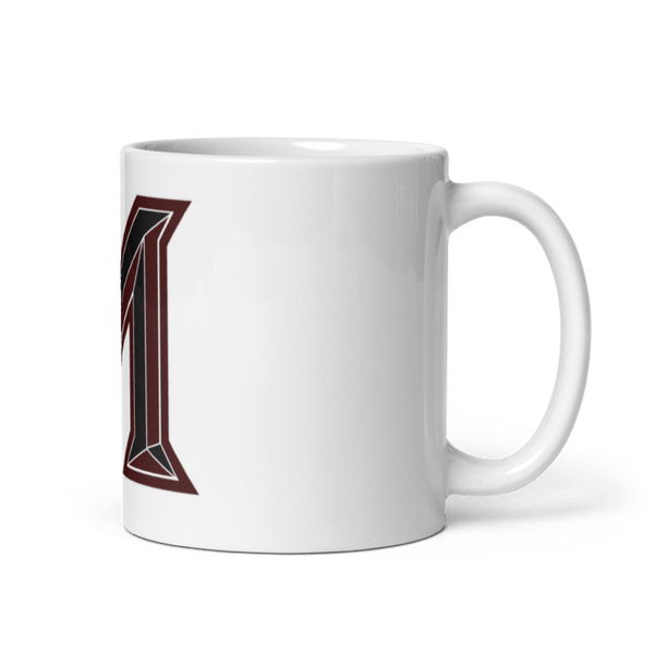 Magdalena High School Baseball 69500087 White Glossy Mug - Medium