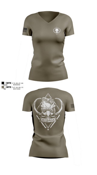 Womens Short Sleeve Vneck Shirt, CJTF-HOA, Army, Teamtime, Team time, sublimation, custom sports apparel, team uniforms, spirit wear, spiritwear, sports uniforms, custom shirts, team store, custom team store, fundraiser sports, apparel fundraiser