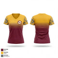 Clovis West Babe Ruth / Cal Ripken Youth Baseball League 16347626 Women's Short Sleeve V-neck Shirt - 1