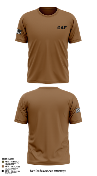 Short Sleeve Performance Shirt, GAF, , Teamtime, Team time, sublimation, custom sports apparel, team uniforms, spirit wear, spiritwear, sports uniforms, custom shirts, team store, custom team store, fundraiser sports, apparel fundraiser