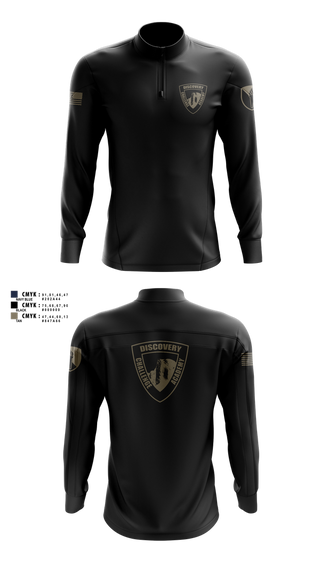Quarter Zip Jacket, Discovery ChalleNGe Academy, , Teamtime, Team time, sublimation, custom sports apparel, team uniforms, spirit wear, spiritwear, sports uniforms, custom shirts, team store, custom team store, fundraiser sports, apparel fundraiser
