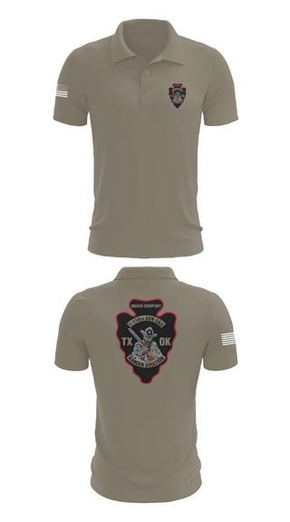 Short Sleeve Performance Polo, B CO 1-114TH AVN S&S, Army, Teamtime, Team time, sublimation, custom sports apparel, team uniforms, spirit wear, spiritwear, sports uniforms, custom shirts, team store, custom team store, fundraiser sports, apparel fundraiser