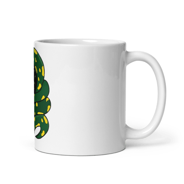 PYTHONS 34625926 White Glossy Mug - Small