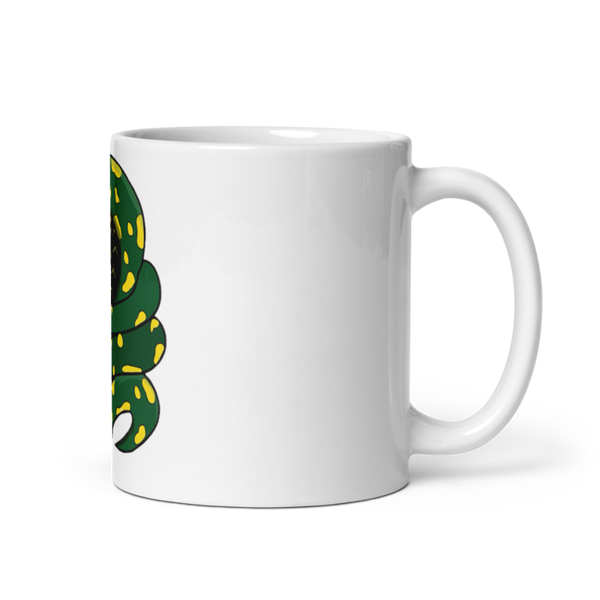 PYTHONS 34625926 White Glossy Mug - Large