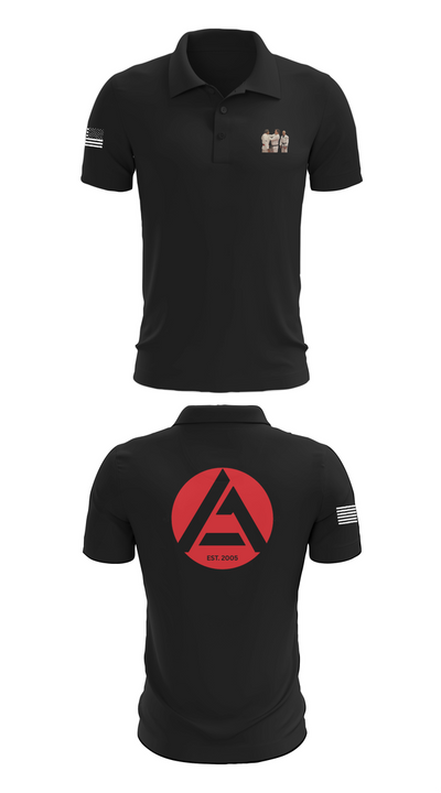 Gracie JiuJitsu Athens 70978792 Short Sleeve Performance Polo - 28