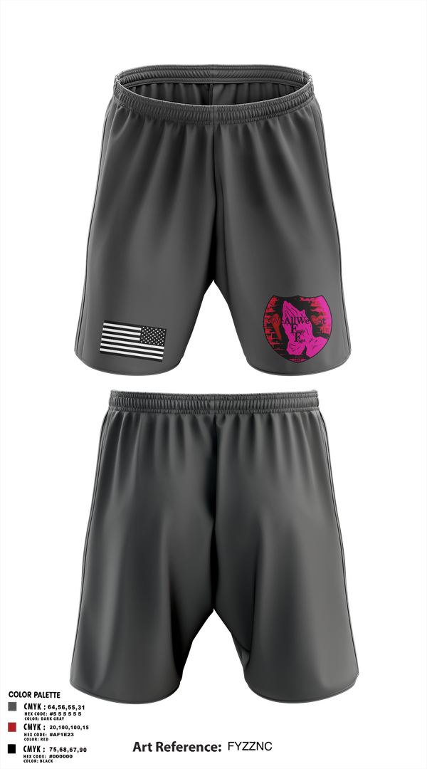 Athletic Shorts With Pockets, WeAllWeGot~Family First, , Teamtime, Team time, sublimation, custom sports apparel, team uniforms, spirit wear, spiritwear, sports uniforms, custom shirts, team store, custom team store, fundraiser sports, apparel fundraiser