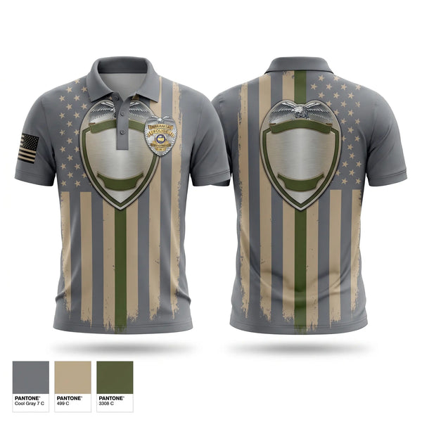 Short Sleeve Performance Polo, Wakarusa, Police, Teamtime, Team time, sublimation, custom sports apparel, team uniforms, spirit wear, spiritwear, sports uniforms, custom shirts, team store, custom team store, fundraiser sports, apparel fundraiser