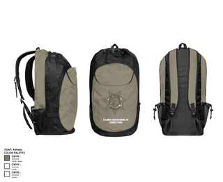 Gear Bag, Illinois Department Of Corrections, Police, Teamtime, Team time, sublimation, custom sports apparel, team uniforms, spirit wear, spiritwear, sports uniforms, custom shirts, team store, custom team store, fundraiser sports, apparel fundraiser