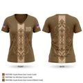 1226 EN DET Women's Short Sleeve V-neck Shirt - 1