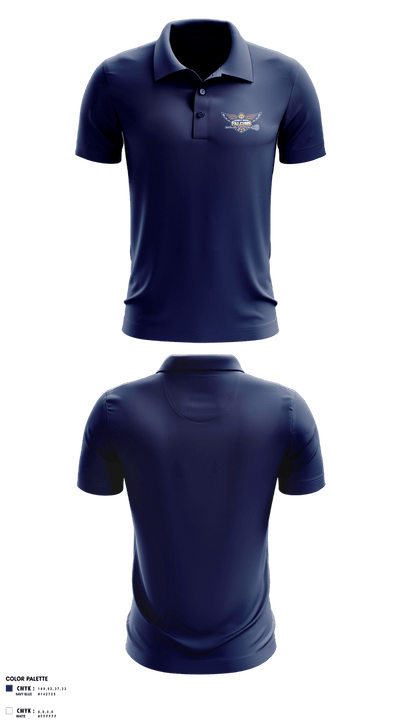 Saddle Brook Falcons Lacrosse 64067977 Short Sleeve Performance Polo - 2