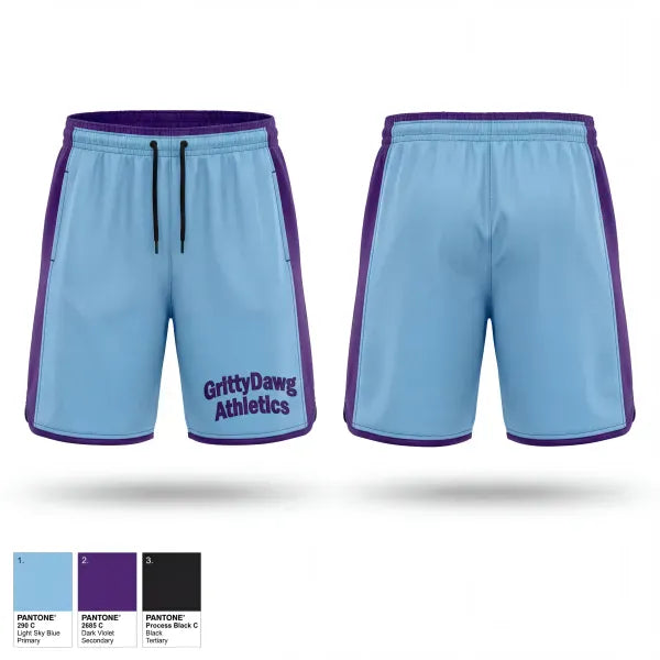 Athletic Shorts With Pockets, GrittyDawg Athletics, , Teamtime, Team time, sublimation, custom sports apparel, team uniforms, spirit wear, spiritwear, sports uniforms, custom shirts, team store, custom team store, fundraiser sports, apparel fundraiser