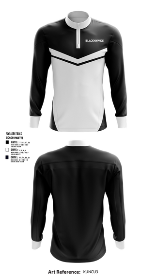 Quarter Zip Jacket, Blackhawks, , Teamtime, Team time, sublimation, custom sports apparel, team uniforms, spirit wear, spiritwear, sports uniforms, custom shirts, team store, custom team store, fundraiser sports, apparel fundraiser