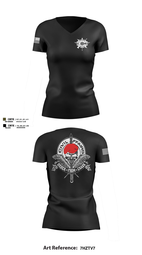 Womens Short Sleeve Vneck Shirt, Joint Medical Unit, Army, Teamtime, Team time, sublimation, custom sports apparel, team uniforms, spirit wear, spiritwear, sports uniforms, custom shirts, team store, custom team store, fundraiser sports, apparel fundraiser