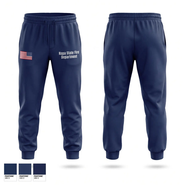 Sweatpants, Napa State Fire Department, Fire Department, Teamtime, Team time, sublimation, custom sports apparel, team uniforms, spirit wear, spiritwear, sports uniforms, custom shirts, team store, custom team store, fundraiser sports, apparel fundraiser