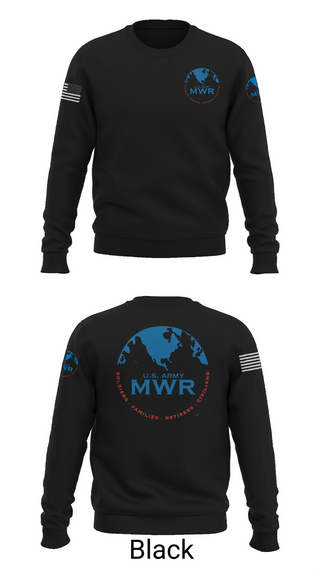 Crew Neck Sweatshirt, FAMILY AND MORALE, WELFARE AND RECREATION, , Teamtime, Team time, sublimation, custom sports apparel, team uniforms, spirit wear, spiritwear, sports uniforms, custom shirts, team store, custom team store, fundraiser sports, apparel fundraiser