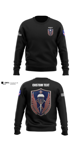 Crew Neck Sweatshirt, 11th ADSB, Army, Teamtime, Team time, sublimation, custom sports apparel, team uniforms, spirit wear, spiritwear, sports uniforms, custom shirts, team store, custom team store, fundraiser sports, apparel fundraiser